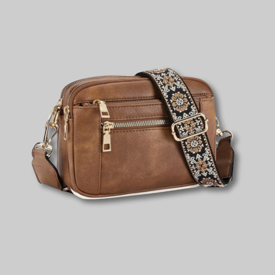 Stride™ -  Elegant Läderaxelväska