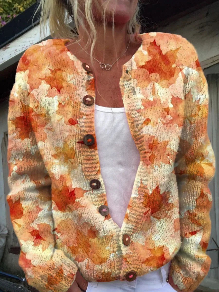 Stride™ – elegant kofta med blommönster