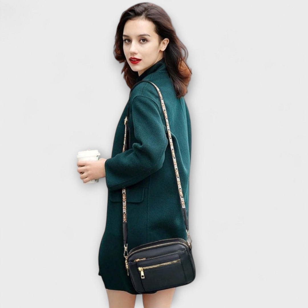 Stride™ -  Elegant Läderaxelväska
