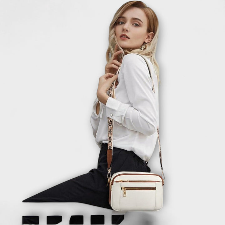 Stride™ -  Elegant Läderaxelväska