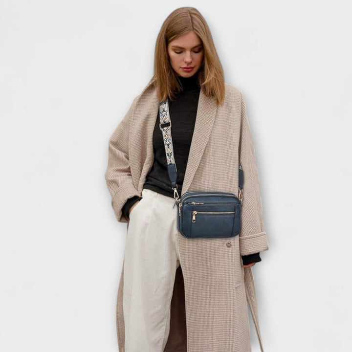 Stride™ -  Elegant Läderaxelväska