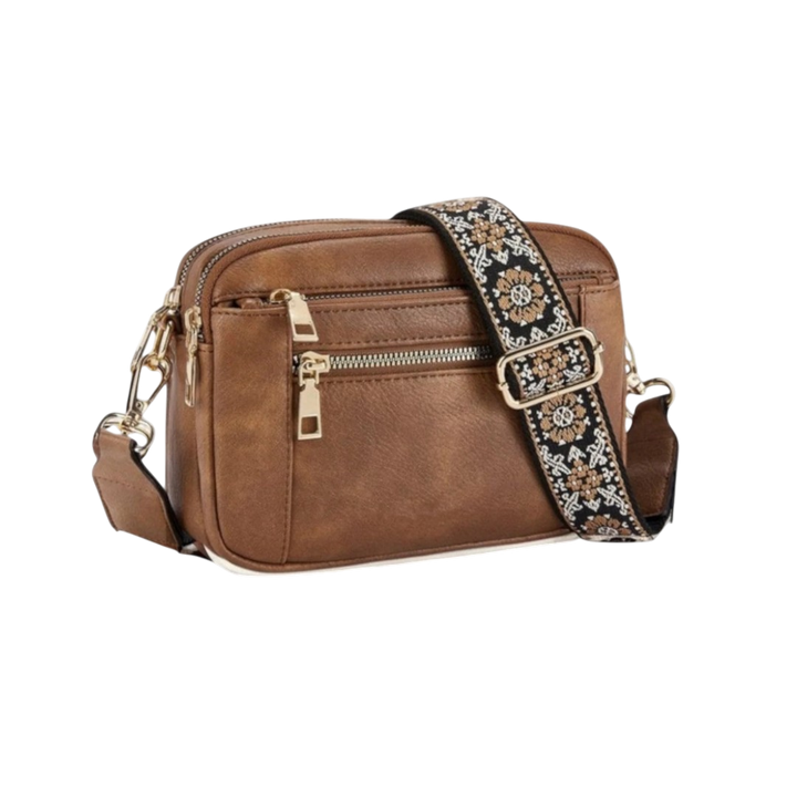 Stride™ -  Elegant Läderaxelväska